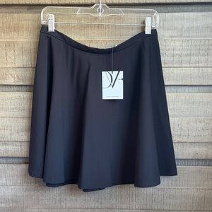 Diane Von Furstenberg Vintage Black A-Line Skirt